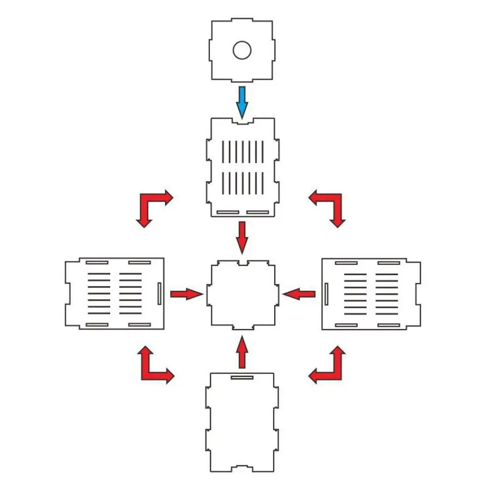 

Acrylic Fish Isolation Box Detachable Fish Tank Hatching Incubator Fish Breeding Isolation Box Transparent Fish Breeding Tank