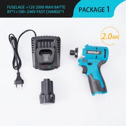 2000mAh for Makita Battery 12V 120Nm Cordless Electric Screwdriver Adjust Torque Wireless Electric Impact Drill DIY Power Tool