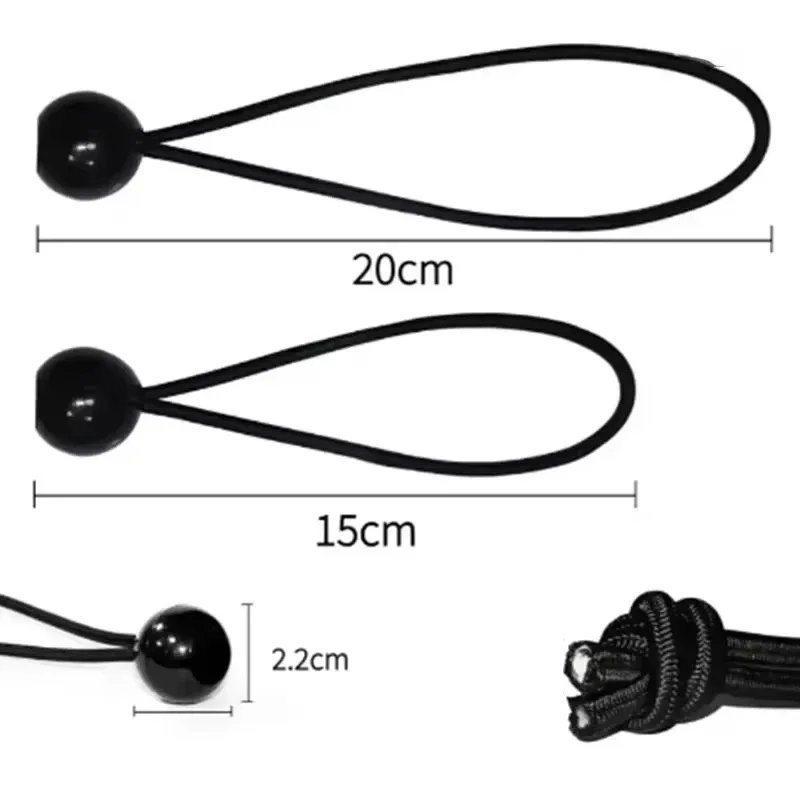 Outdoor Elastic Ball Rope  Portable Tent Fixing Strap Canvas Awning Wind Shield Durable Canvas Strap For Shielding Loads