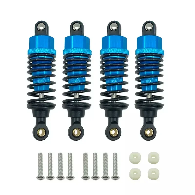 Liga de alumínio Amortecedores Damper Set, Peças de atualização do carro, Tamiya TT-02, TT-02D, M-05, M-06, 1, 10, 60mm, 4pcs