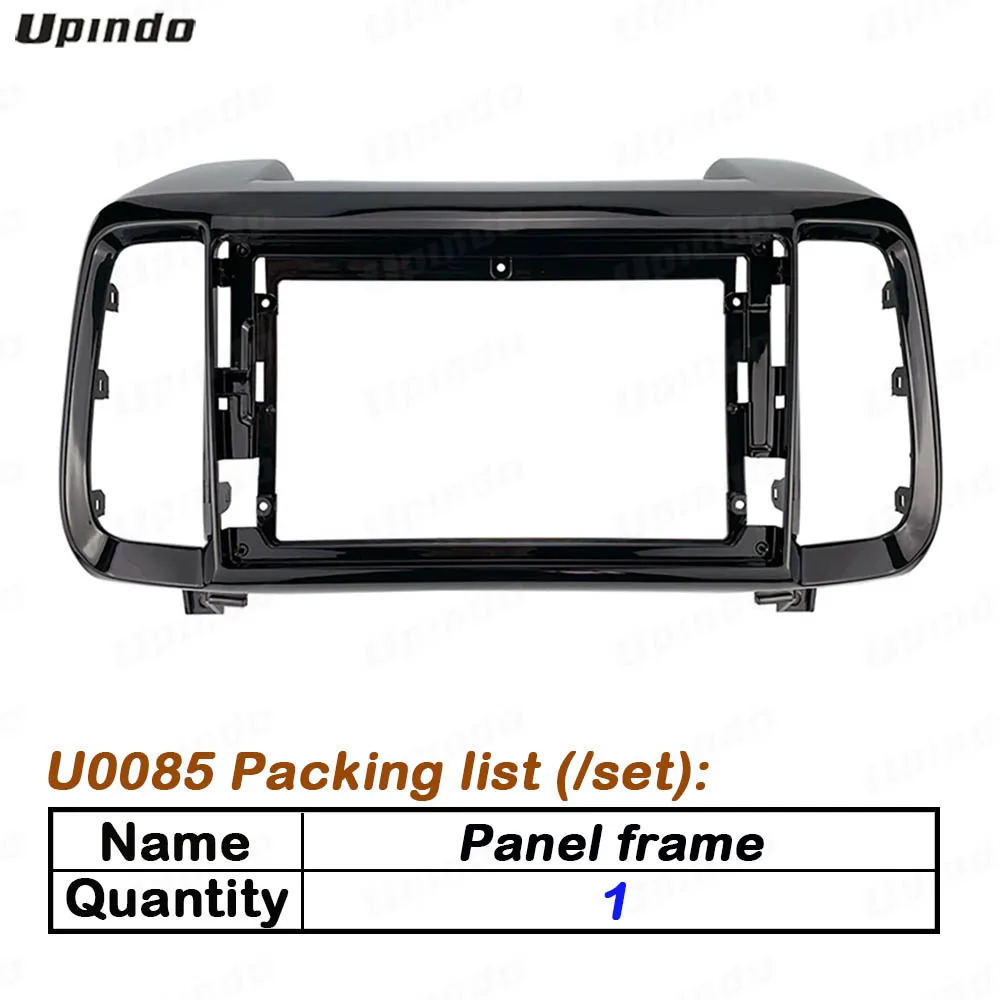 For Hyundai IX35 2018+ Double Din 9 Inch Fascia Panel Frame Dash Kit for Car Radio Installation with DVD GPS Mp5 ABS PC Plastic