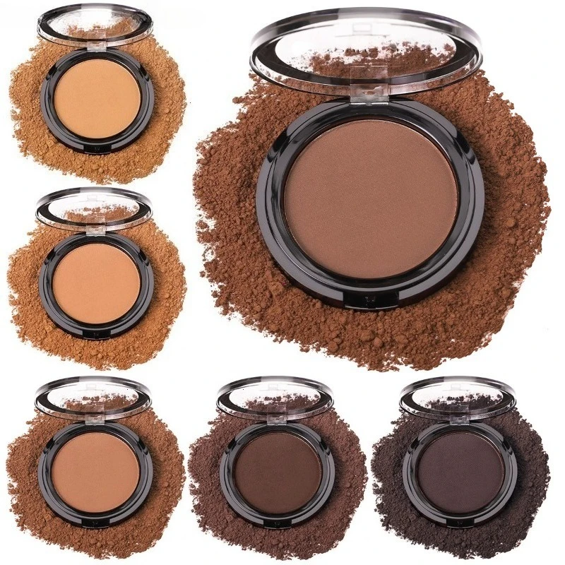 3D Face Shaping Concealer Deep Contouring Nose Shadow Palette Silky Matte Bronzer Setting Makeup Contour Powder Long lasting
