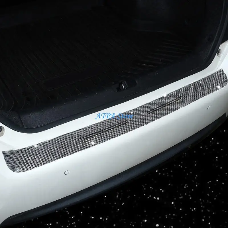 

U13C for Rhinestone Threshold Plate Door Entry Guard SUV Sticker Bling Car Protect St