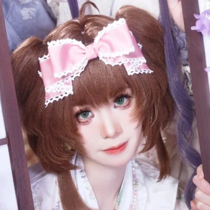 Übergroße Haarschleife, große Stoff-Haarschleife mit Alligator-Clip, süßes, gotisches Haar-Accessoire für Damen, Mädchen, Cosplay, Party – Detail 6