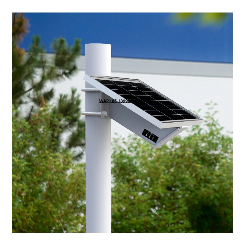 

12V Solar Backup System with Lithium Battery Monitoring Solutions for CCTV Cameras Wireless Surveillance Remote Monitoring