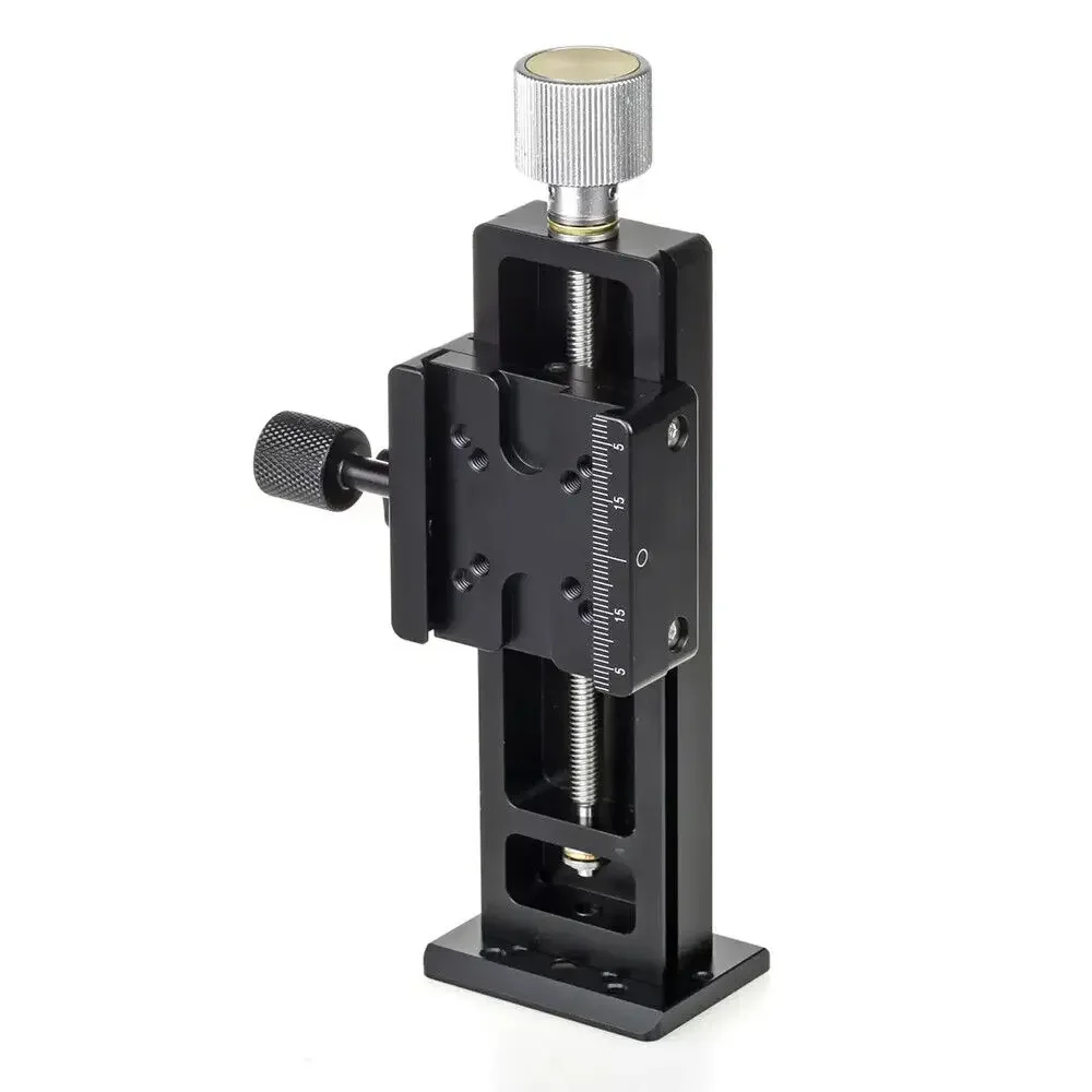 LSQ-Z Fine-Tuning Guide Rail Lifting Plate Z-Axis Pan-Tilt SLR Camera Vertical Adjustable Platform with Breadboard Bracket