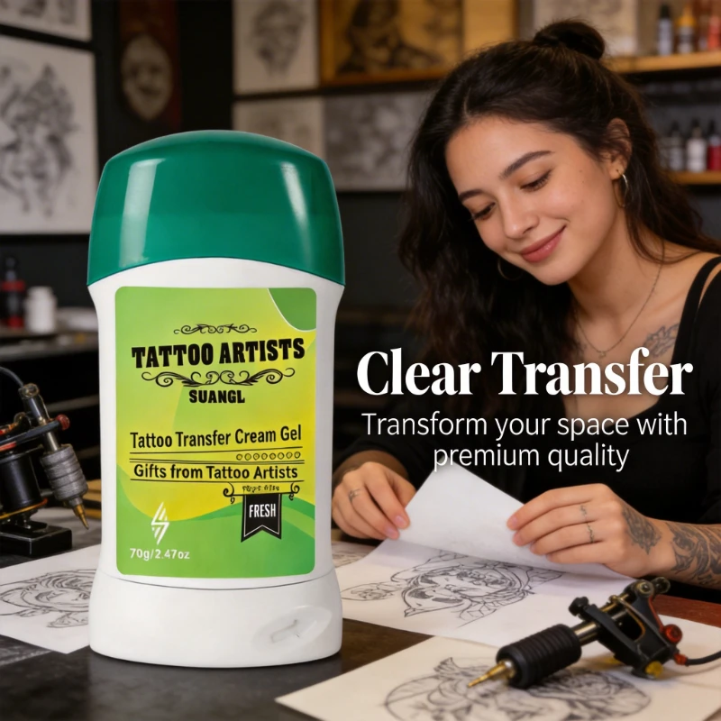 

Tattoo Transfer Gel - Professional Stencil Gel Tattooing Transfer Cream Tattoo Supplies Accessories for Body Art Makeup Artist