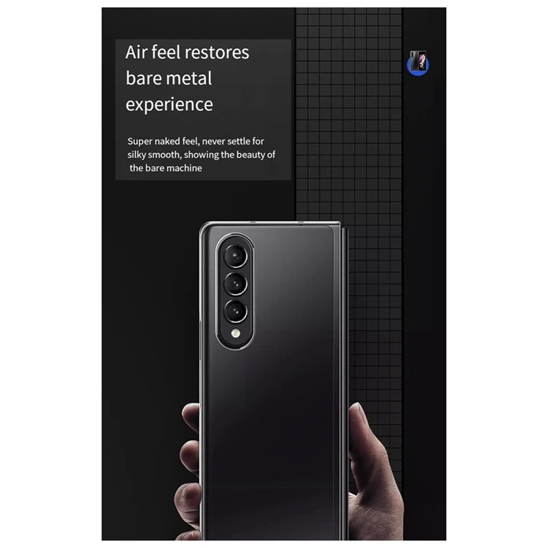 For Samsung Phone Case Premium Transparent Crystal Clear Hard Case For Samsung Galaxy Z