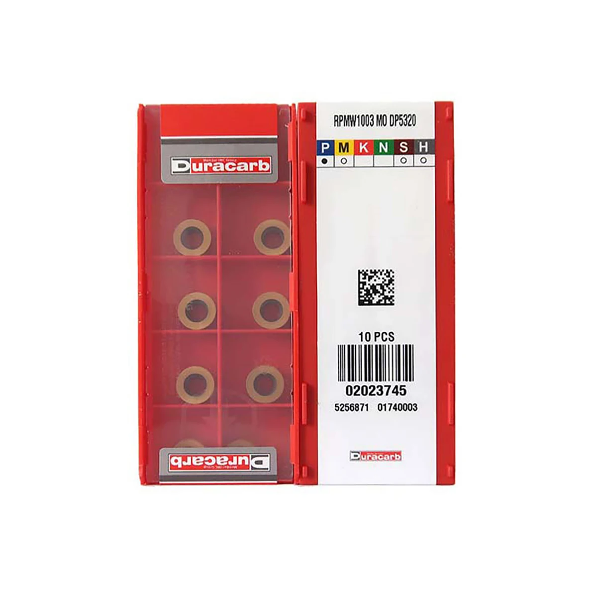 Duracarb Original RPMW RPMW1003 MO DP5320 RPMW1204 MR DP5320 Tool Inserts Carbide Milling And Turning Milling Cutter