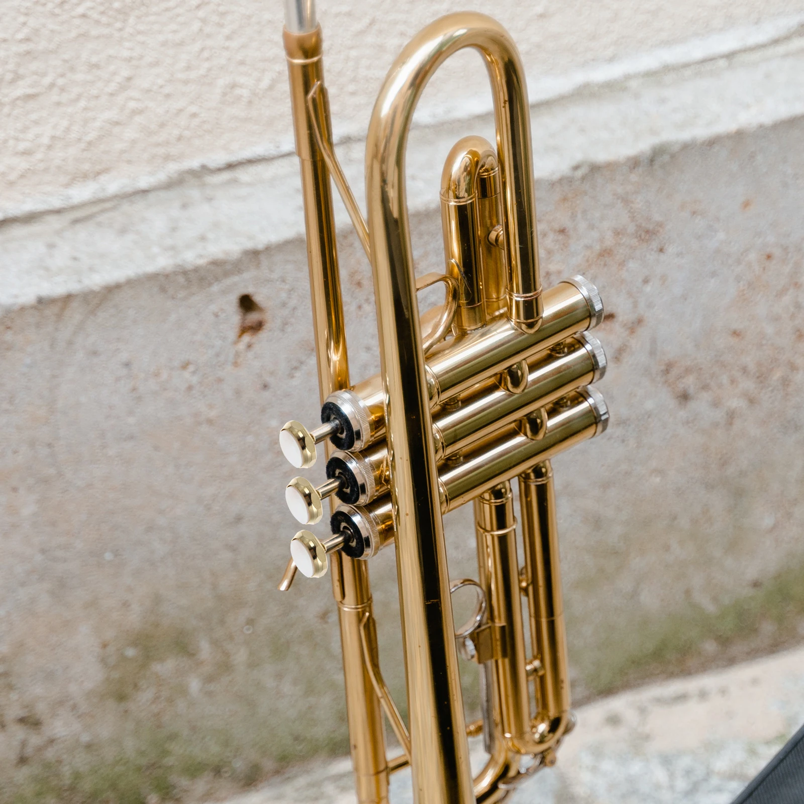 

Golden Button Buckle Snap Cover Durable Copper Material, Simple Trumpet Accessories, Portable Musical Instrument Tool, Piston