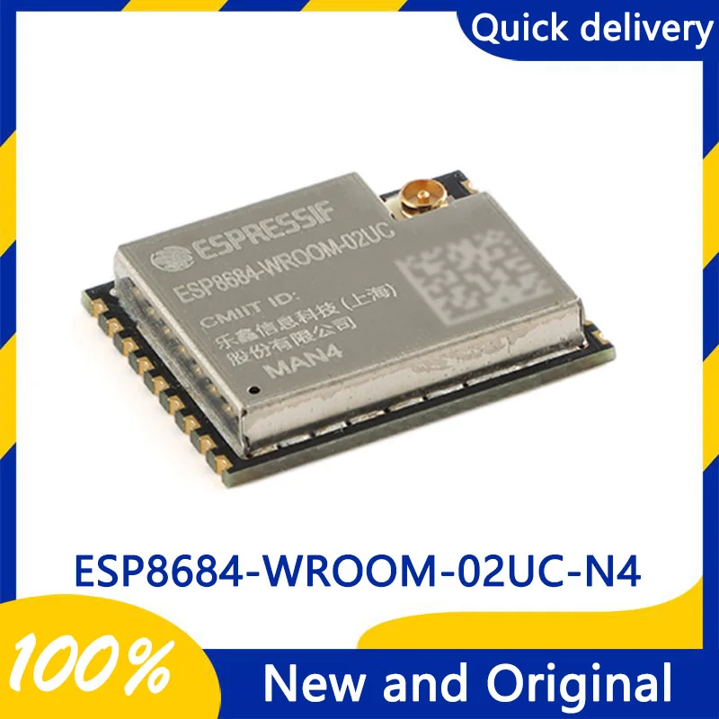 ESP8684-WROOM-02UC-N4 32bit RISC-V MCU 2.4GHz WIFI+bluetooth module New And Original