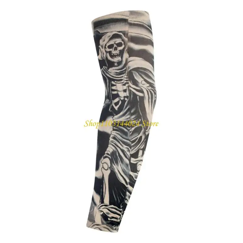 N5KE Tattooing Cooling Arm Sleeves Men Women Unisex Hiphop Arm Covers Outdoor Sport Gear