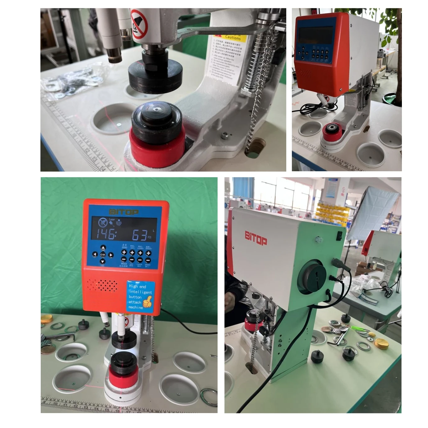 BT-6680 High end Automatic Curtain Ring Riveting eyelet button making machine curtain punching machine