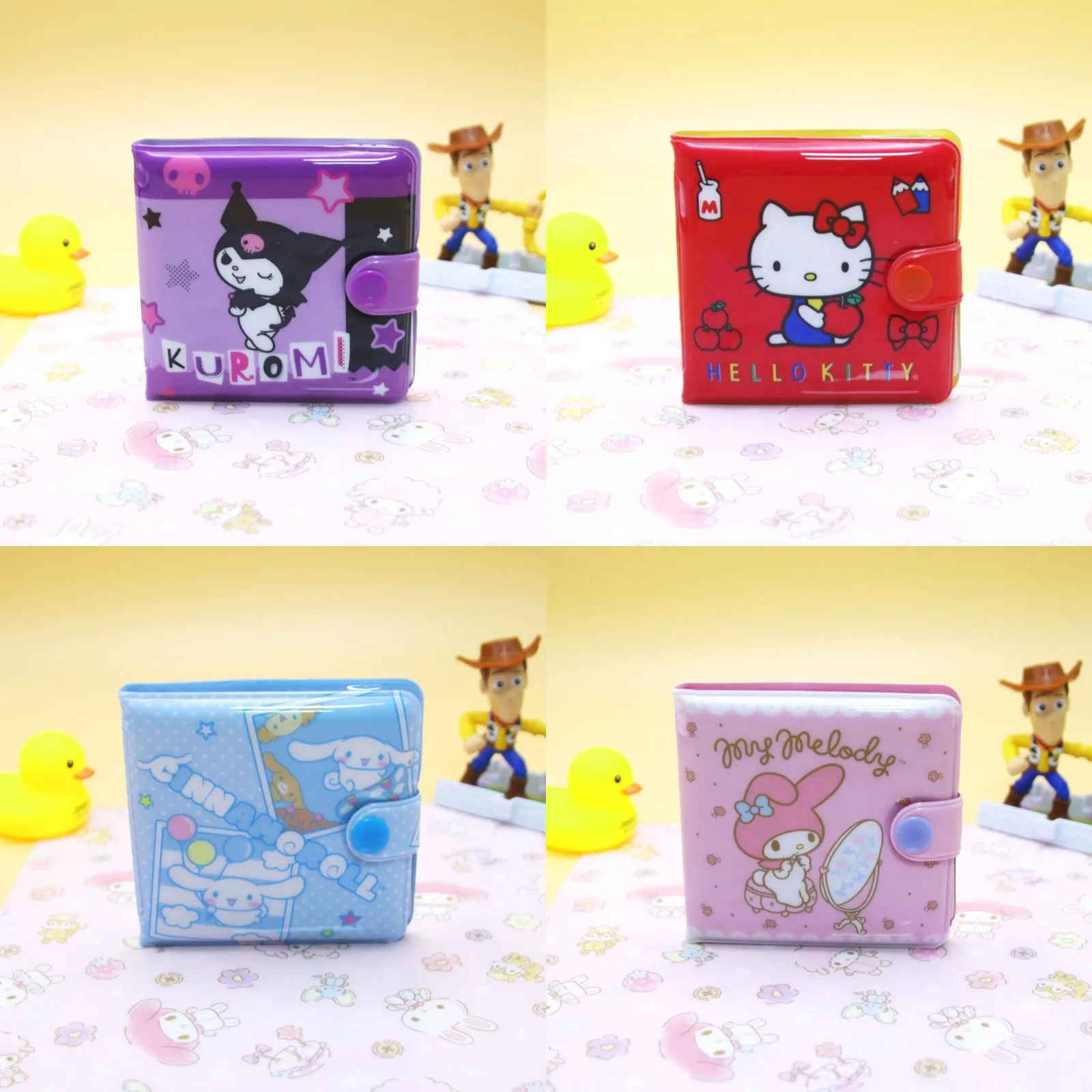 

Anime Hello Kitty Coin Purse Kawaii Sanrio Cartoon Wallet Kuromi Mymelody Cinnamoroll Pochacco Anime Fold Moneybag Birthday Gift