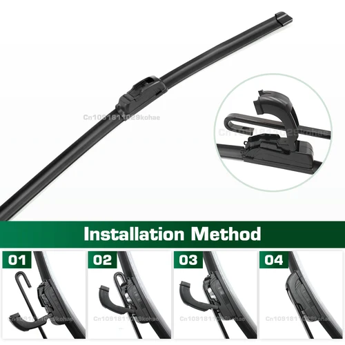 Imagen 2 del producto GREATROAD limpiaparabrisas LHD y RHD juego de limpiaparabrisas delantero y trasero para Nissan x-trail T31 2007 - 2013 cepillos de ventana de parabrisas