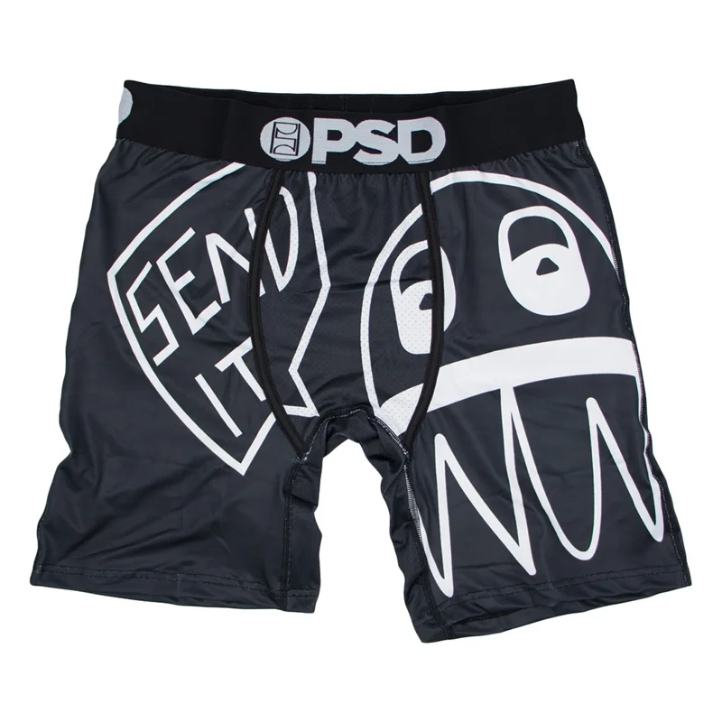 1Pcs Men Underwear Breathable Nylon Men\'s Boxer Briefs Fashion Printed Mens Underpants Man Panties Sexy Men Trunks Boxershorts