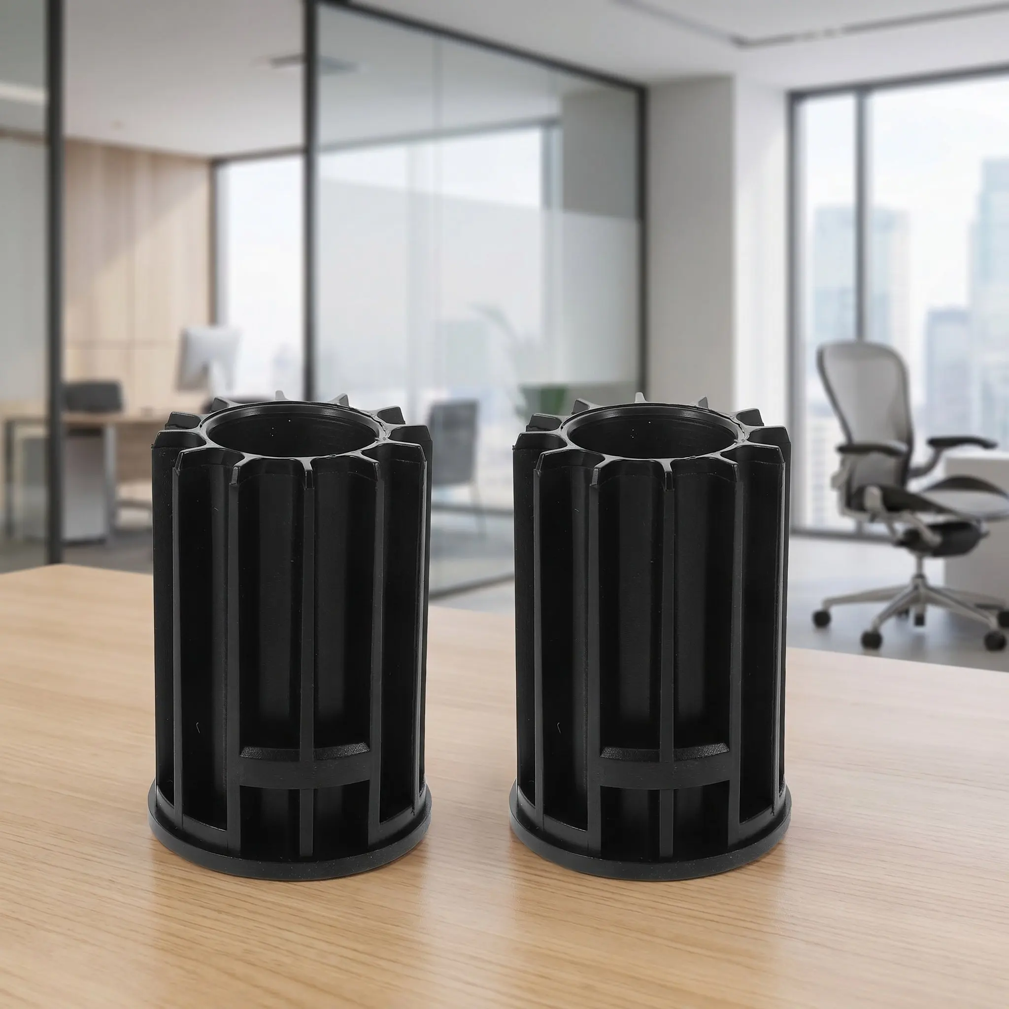 2Pcs Plastic Chair Pedestal Post Bushing Insert Height Limit Spacer Seat Base Tube Liner Wobble Reducer for Office Gaming Chair