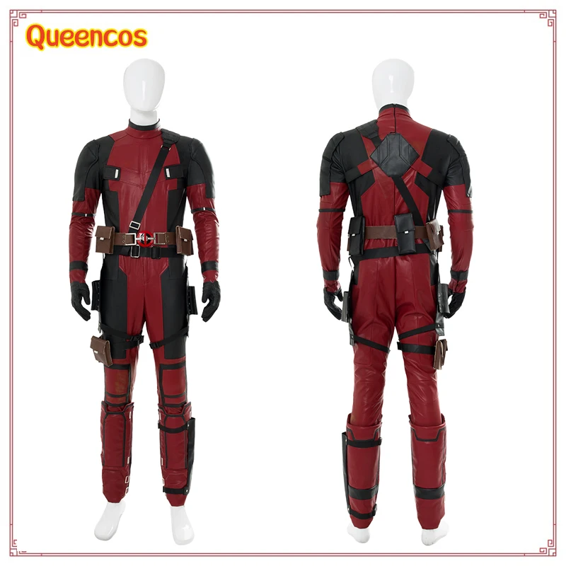 Dead Cosplay Pool Jumpsuits Costume Adult Men Boys Outfits Male Superhero Disguise Bodysuit Gloves Halloween Fantasia Suit