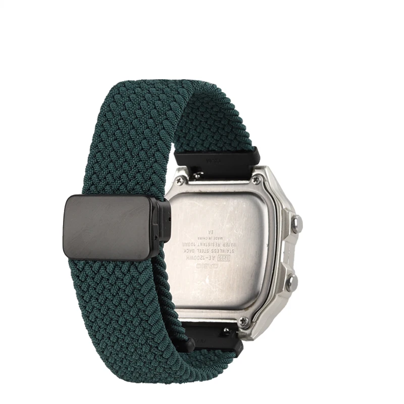 ae1200 High elasticity Watchband For Casio 3299 AE-1200 AE-1300/W-216 A158 F91W Nylon Watchstrap Convex joint  AE1200 AE1300