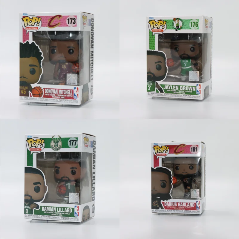 Funko Pop Original NBA baloncesto colaboración figura-Lillard Mitchell Jaylen Brown juguete coleccionable decoración de moda regalo