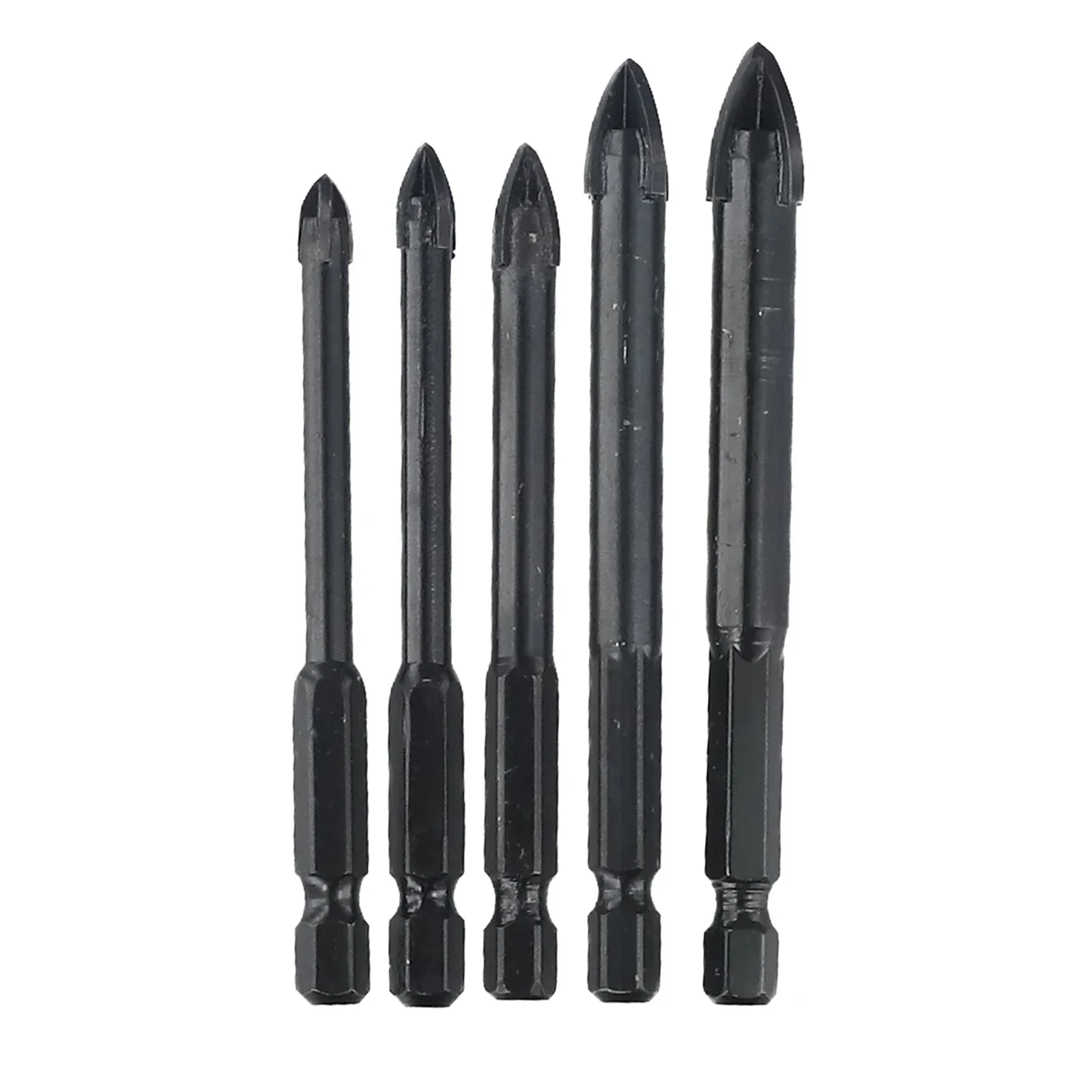 5 Pcs Drill Bits Tile Porcelain Drill Bits Set Ceramic Glass Wood Hole Opener Grinding And Drilling Tools Electric Drill Tools