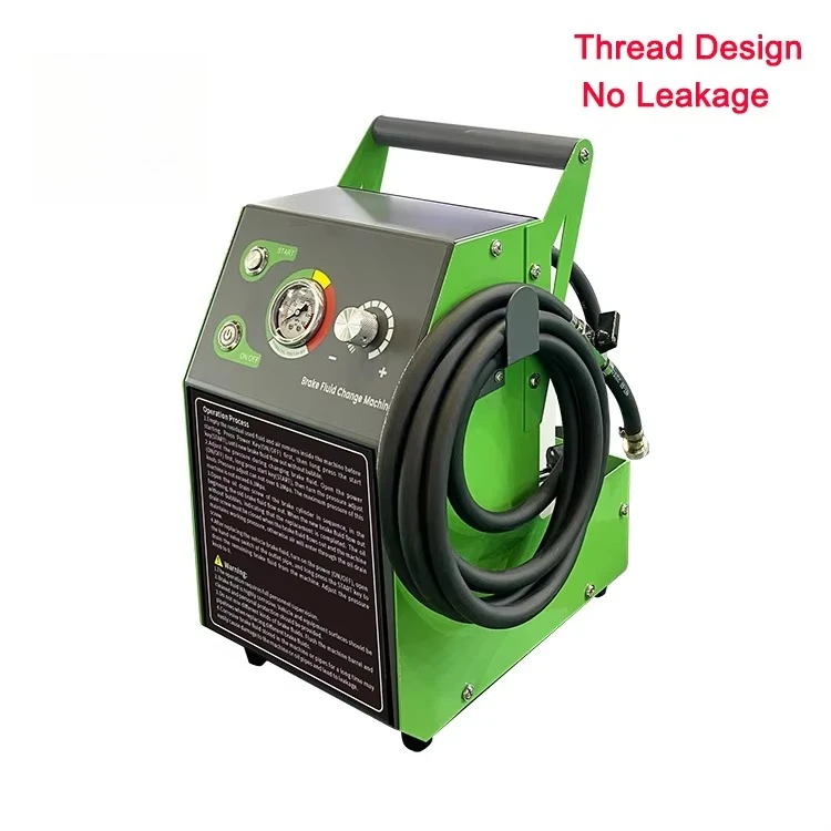 Mini Electrical Brake Fluid Exchanger Brake Oil Changing Machine With Adapters and Super High Quality Waste Oil Tank