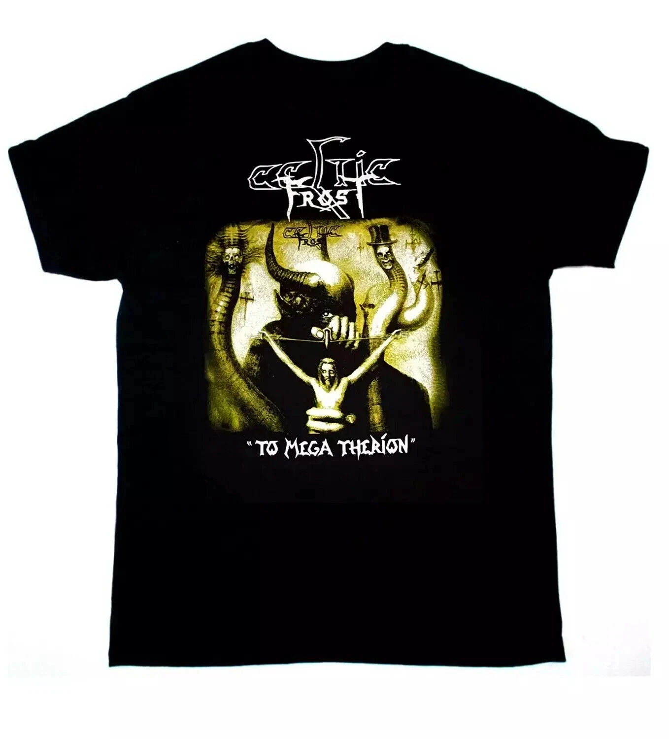 Nueva camiseta CELTIC FROST To Mega Therion, regalo para los fanáticos, camiseta Unisex, camiseta Vintage, camisetas gráficas