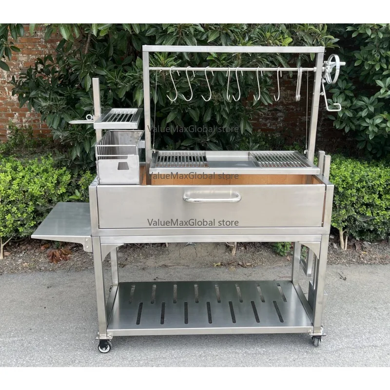 

Hot Selling Asado Parrilla Argentine Barbecue Tag Wood Argentina Grill Santa Maria Style for Camping