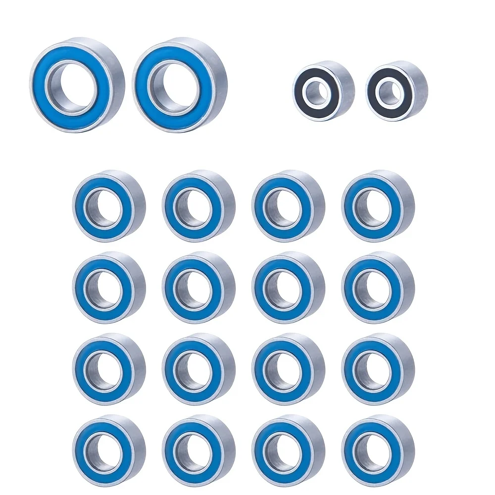 

GLOBACT, 20 шт., набор резиновых герметичных подшипников, сталь для осевого SCX24 90081 AXI 00001 AXI 00002 AXI 00004 AXI 00005 AXI 00006