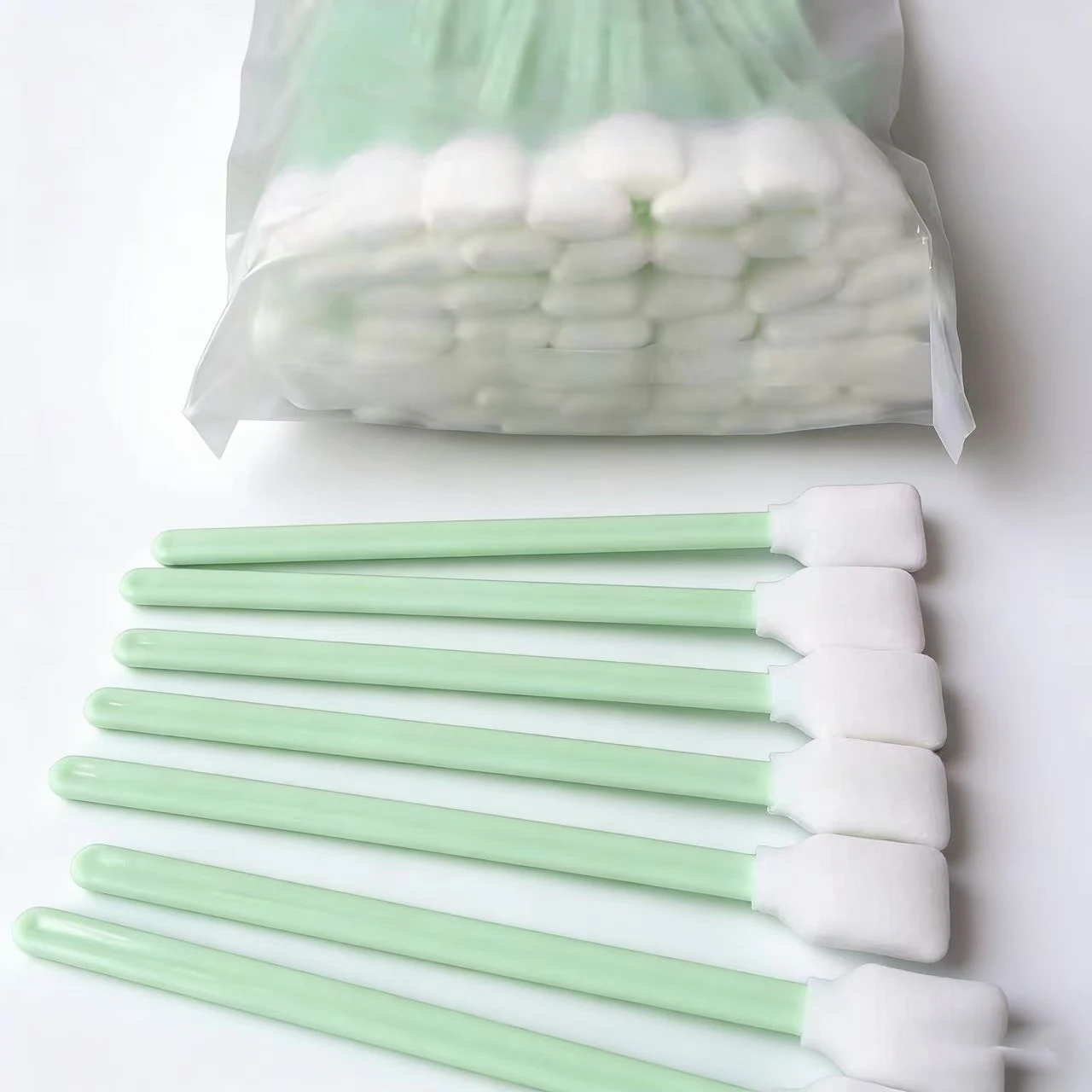 100-200PCS Cleaning Sponge Inkjet Printer Piezo Photo Plotter Head PCB Board Clean Swab Foam Sponge for Epson Printhead Cleaning