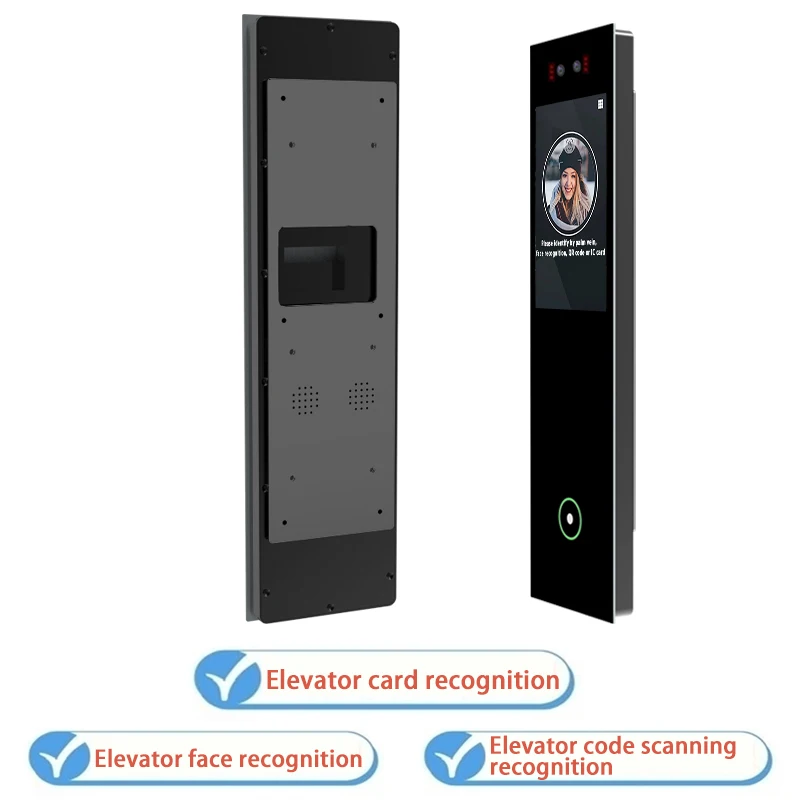 Dispositivo de control de acceso con reconocimiento facial de ascensor Reconocimiento de venas de palma Código QR Control de acceso de ascensor para dispositivos de entrada segura