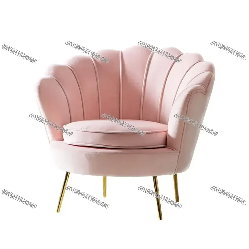 Light luxury single sofa Nordic modern simple sofa living room lazy bedroom small apartment Internet celebrity sofa