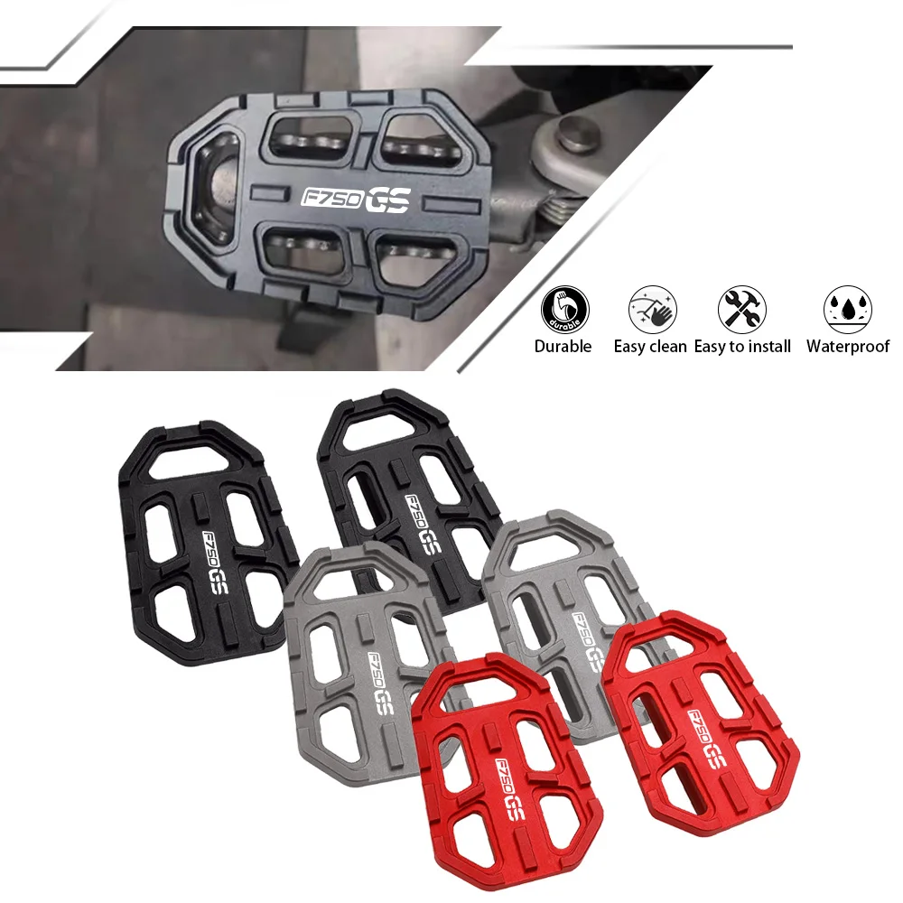 

R1200GS F750GS F850GS Footpegs Motorcycle Accessories S1000XR Billet Wide Foot Pegs Pedals For BMW R 1200 GS LC ADV Adventure