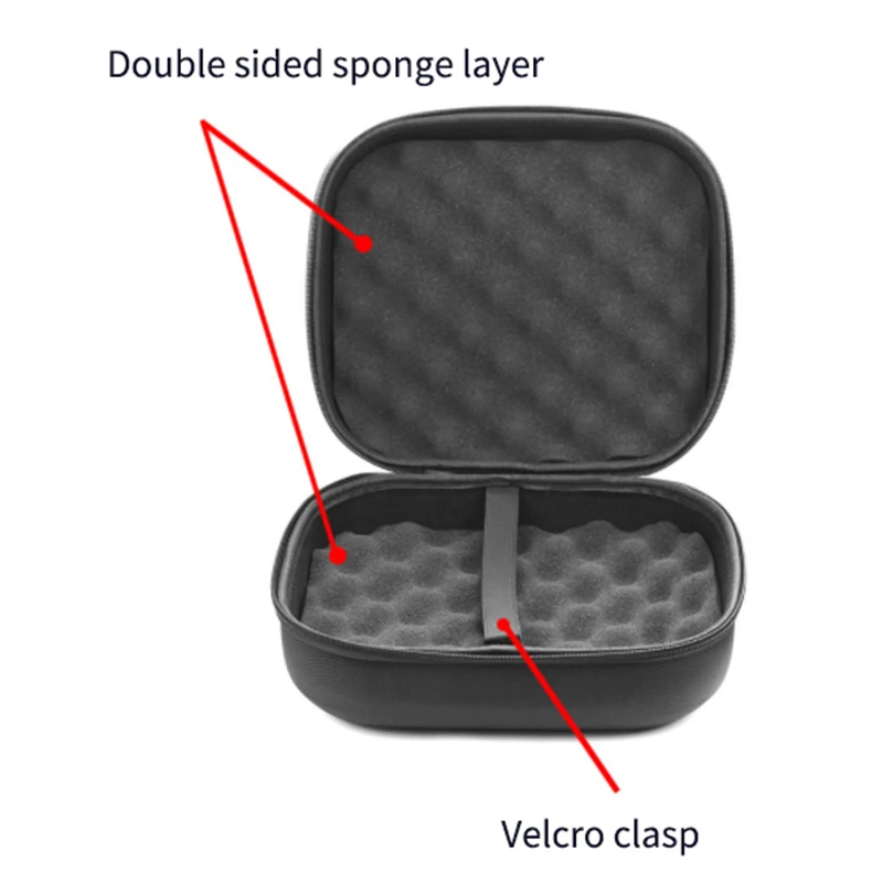 ポータブル収納バッグ,hifiman he400s,anananda,sundara,he400i用ナイロンボックス