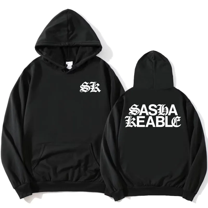 

Sasha Keable Singer Printing Hoodies Long Sleeve Fashion Hooded Sweatshirts Graphic Clothing Women Men Autumn Sudaderas Unisex