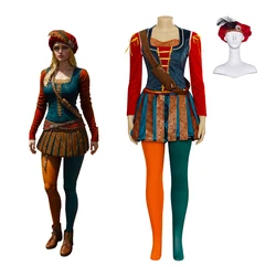 CostumeBuy Game Priscilla Cosplay Costume Poet Callonetta Outfits Priscilla Outfit with Hat for Women Halloween Carnival Clothes