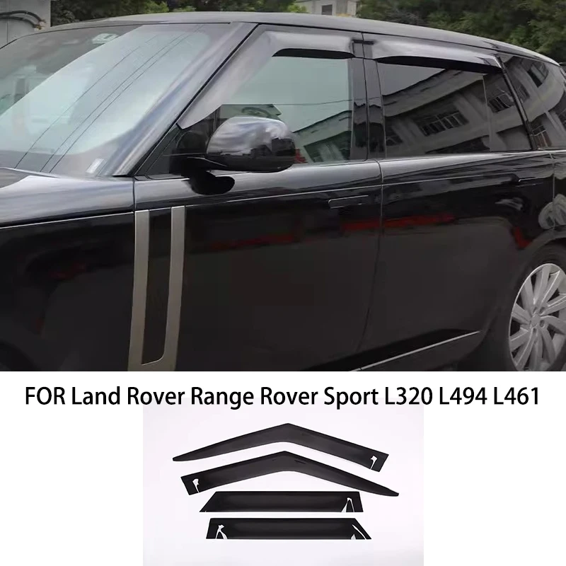 

Автомобильные аксессуары для Land Rover Range Rover Sport L320 L494 L461 черный водонепроницаемый козырек на дверь, окно, вентиляционные шторы, защита от солнца и дождя