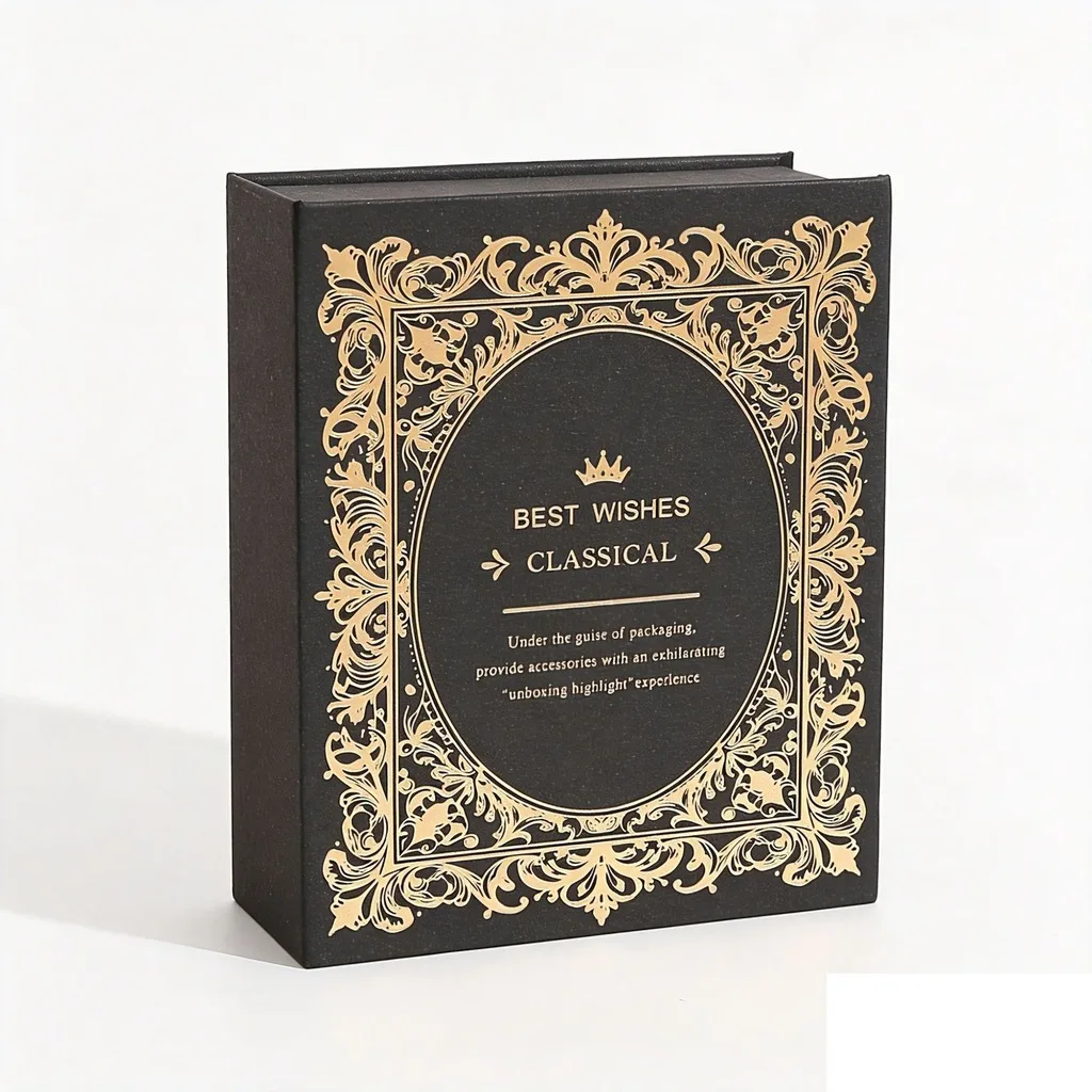 Necklace Organizer Sturdy Ring Packaging Box Flip-Top Jewelry Storage Versatile Book-Style Jewelry Case For Anniversaries Home