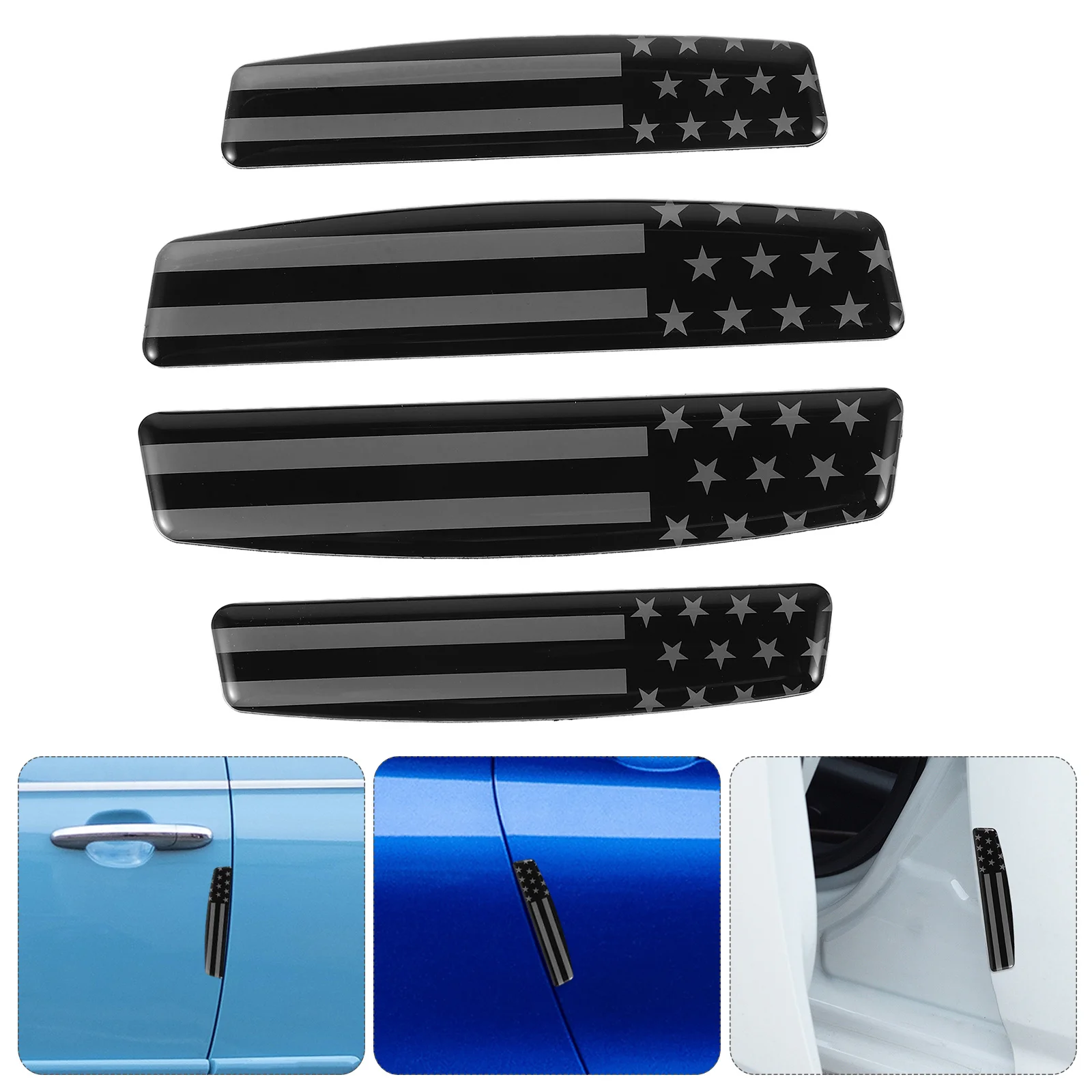 

4Pcs Anti-Scratch Door Protector Trim Easy Install Car Door Edge Guards Universal Car Bumper Protector Guard Edge Guards