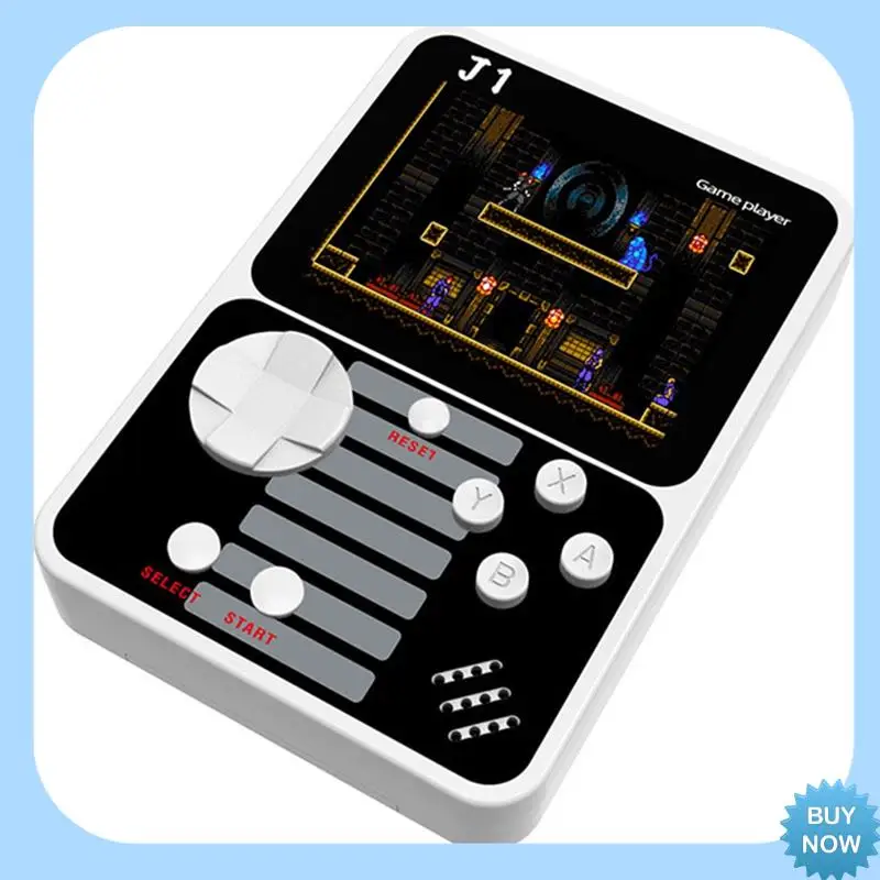 

A47Z Kid-Friendly 3-Inch Mini Handheld Video Game Console - Retro Style With 500 Color Games Built-In