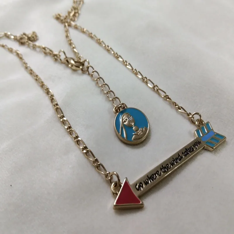Best Wish Arrow Pendant Necklace for Women Delicate Evening Party Wedding Anniversary Gift