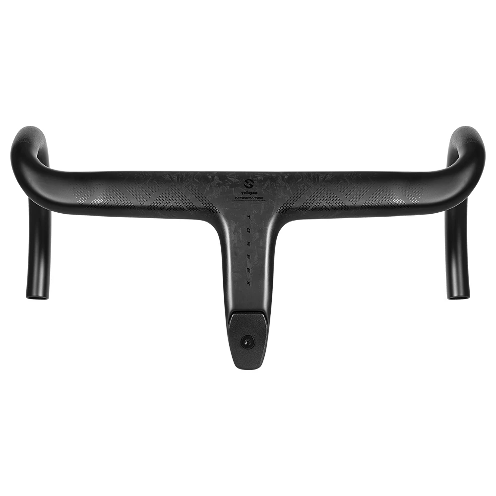 TOSEEK Carbon Stuur Road Carbon stuur T800 Carbon Geïntegreerd Stuur Di2 Fietsaccessoires Carbon Dropbar - afbeelding 2