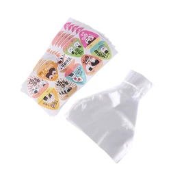 50Pcs Cartoon Transparent Japanese Triangle Rice Ball Disposable Packaging Bag Seaweed Onigiri Sushi Bag Bento Accessories