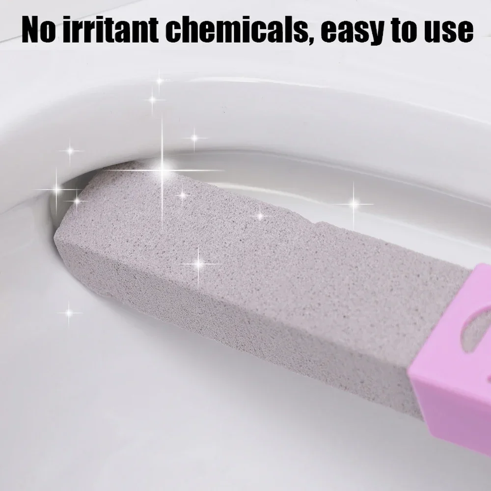 Pumice Stone Brush Bathroom Toilet Bowl Cleaning Brush Sink Tile Bathtub Limescale Stain Washing Wand Household Cleaning Tools