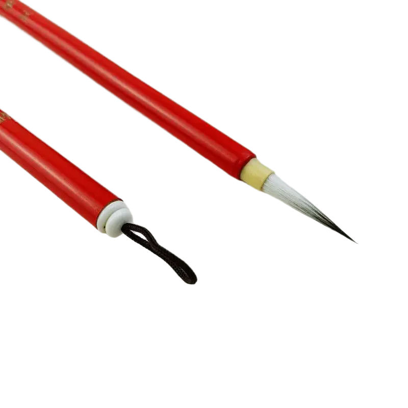 Mixed Woolen Hair Slender Gold Brushes Fine Outlining Line Painting Brush Shou Jin Ti Small Regular Script Calligraphy Brush