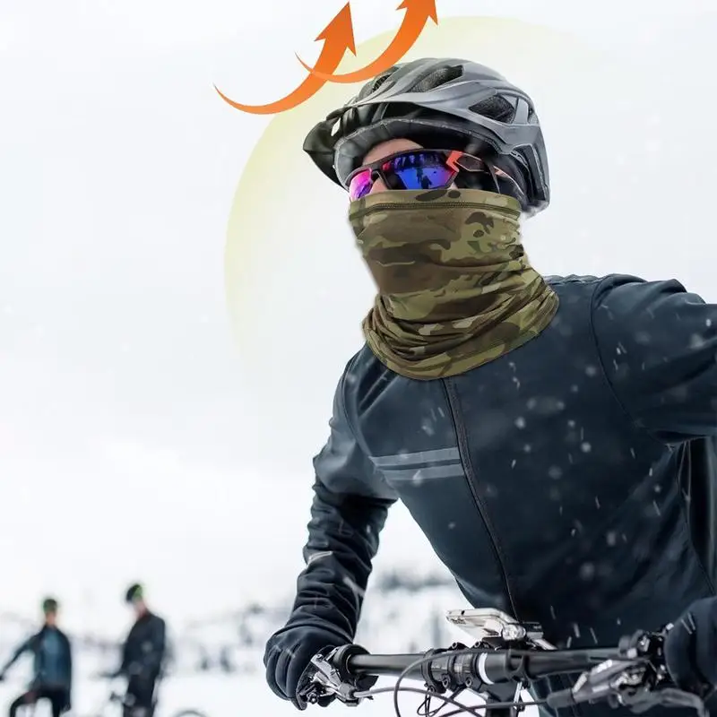 Cooling Neck Gaiter Neck Gaiter Face Cover Scarf Multifunctional Sun & Wind-proof Comfortable Camouflage Print Breathable Face