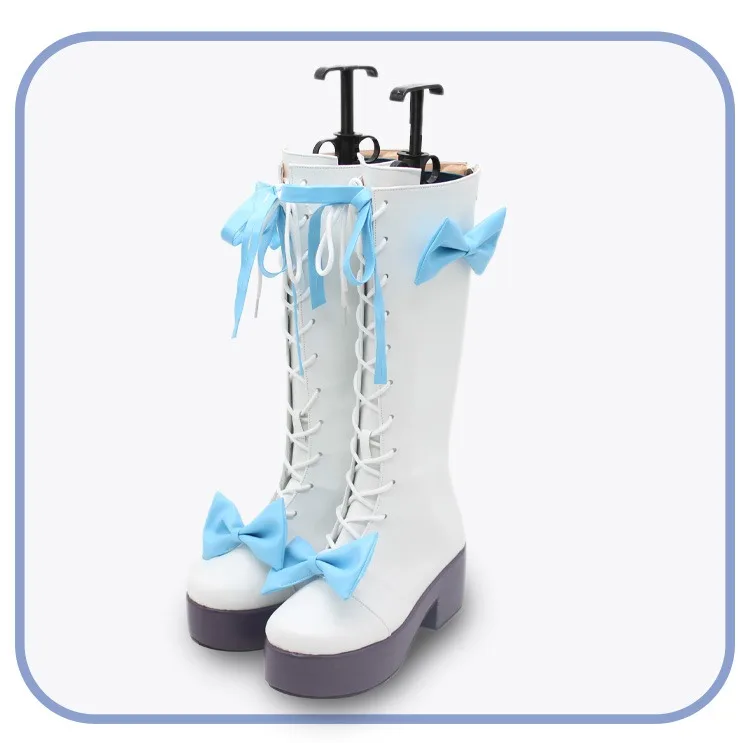 Gokou Ruri 코스프레 신발 PU 가죽 신발 할로윈 카니발 부츠 애니메이션 액세서리 코스프레 소품 맞춤 제작