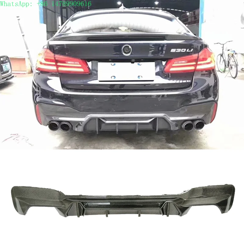 Complete OEM Facelift Conversion & Custom BuildCarbon Fiber M5 Competitive Rear Bumper Lip G30 Rear Diffuser G38 Diffuser For 5