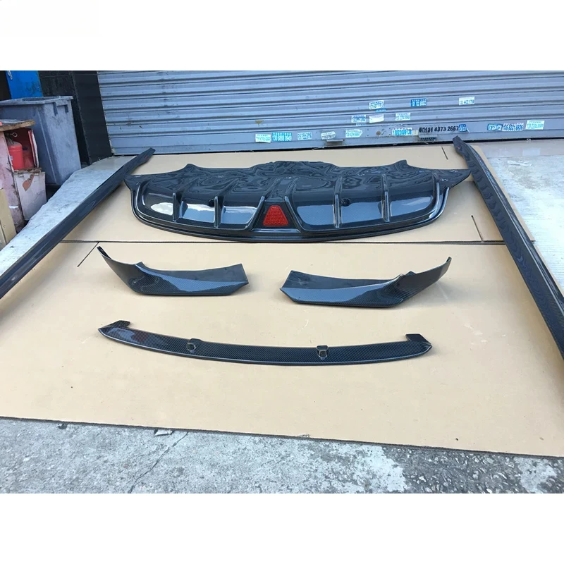 

Carbon Fiber C Style Front Bumper Lip Rear Diffuser Side Skirts For Car Body Kit