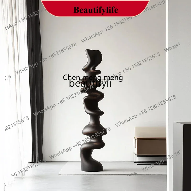 

D178 Modern abstract sculpture floor-to-ceiling ornament, artwork living room entrance decoration ornament